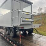 Mobile Guard shack mounted on trailer