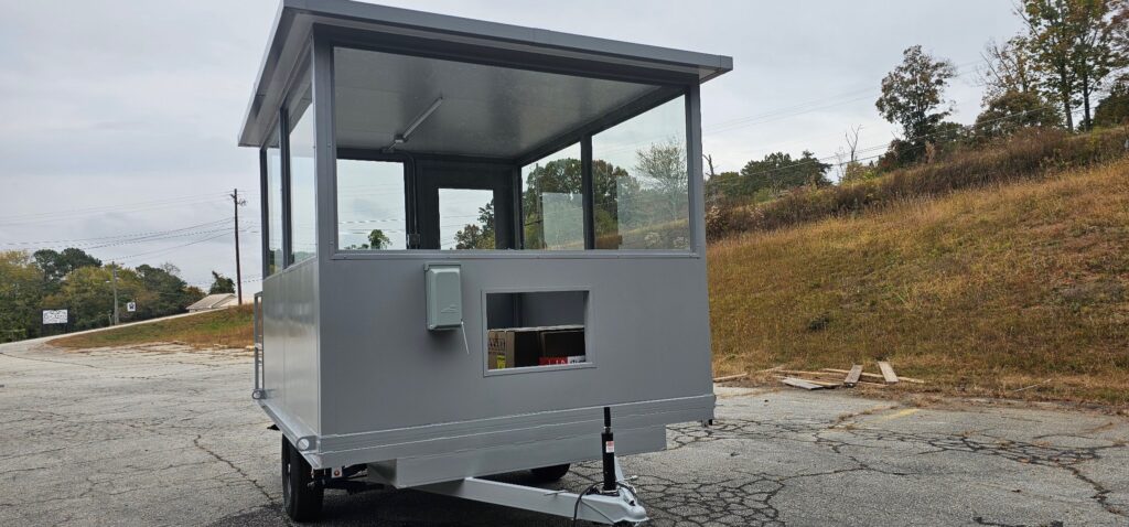 Portable security booth